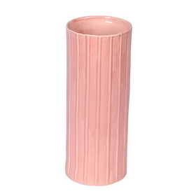 Vickerman FQ198411 11" Sand Pink Ceramic Pot