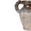 Vickerman FQ199208 8.5" Aged Terracotta Gray Ceramic Vase