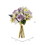 Vickerman FR190867 12" Violet Hydrangea Rose Bouquet