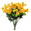 Vickerman FR191078 14.5" Yellow Wild Daisy Bush 3/pk