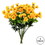 Vickerman FR191078 14.5" Yellow Wild Daisy Bush 3/pk