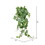 Vickerman FZ192439 39" Green & White Grape Ivy Hanging Bush