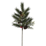 Vickerman Grove Berry Pinecone Spray 34T