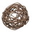 Vickerman H7LABL000 4" Lata Ball Natural Brown 25/pk