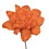 Vickerman H7MAD750 6" Orange Maize Dahlia on 18" stem 6/bg