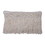 Vickerman JB211052 12"x20" Grey Plaid Fringe Cotton Pillow