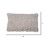 Vickerman JB211052 12"x20" Grey Plaid Fringe Cotton Pillow
