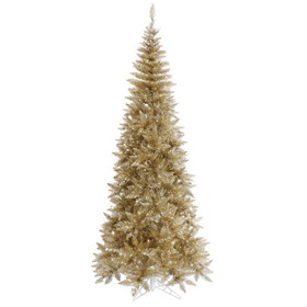 Vickerman 24" Tinsel Champagne Slim Fir 400T