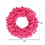 Vickerman K168837LED 36" Flocked Pink Wreath DuraL LED 100Pk