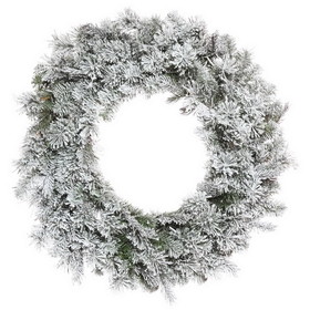 Vickerman Flocked Kiana Wreath 220T