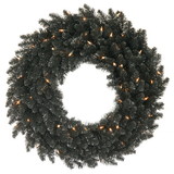 Vickerman Black Fir Wreath 210T