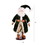 Vickerman KV200919 19" Silent Night Santa Doll with Stand