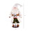 Vickerman KV201519 19" Happy Holly Daze Santa Doll w Stand