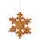 Vickerman L134458 8" Rose Gold Outdoor Glitter Snowflake