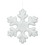 Vickerman L171507 15" Silver Glitter Snowflake Outdoor