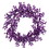 Vickerman L180706 22" Purple Glitter Berry Wreath Outdoor