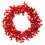 Vickerman L183328 28" Red Flock Deluxe Berry Outdr Wreath
