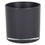 Vickerman LG180517 6" Black Painted Round Glass Container