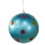 Vickerman M120212 5.5" Turquoise Candy Polka Dot Ball