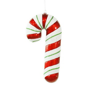 Vickerman M121310 10" Red-White-Grn Thick Candy Cane