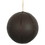 Vickerman M171608 8" Brown Faux Leather Ball 1/Bag