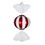 Vickerman M180101 36" Red/White Candy Ornament