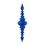 Vickerman M183802 41" Blue Shiny Finial Ornament