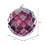 Vickerman MC190565D 4.75" Burgundy Net Beaded Ball 3/Bag