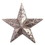 Vickerman MC194176 9" Mocha Antique Swirl Star Ornament