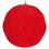 Vickerman MT196103D 6" Red Flocked Wave Ornament 2/Bag