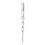 Vickerman MT202807 7.5" Silver Brushed Icicle Ornament 8/Bg
