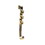 Vickerman MT210108 12" Gold Door Hanger with Bells 2/bag