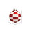 Vickerman N100713 3" Red/White Check Balls 4/Box