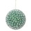 Vickerman N160404 4" Green Acrylic Beaded Ball 4/Bx