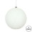 Vickerman N170611D 4" White Matt Glitter Swirl Ball 4/Bx