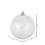 Vickerman N181100 4" Clear Ball White Glitt Snowflake 4/Bx