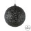 Vickerman N189117D 4" Black Brushed Ball 6/Bag