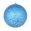Vickerman N195802D 8" Blue Crackle Ball Ornament