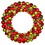 Vickerman N200824 24" Red-Lime Asst Ornament Wreath