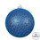 Vickerman N590802DG 3" Blue Glitter Ball Drilled 12/Bag