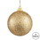 Vickerman N591008DQ 4" Gold Sequin Ball Drilled 6/Bag