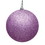 Vickerman N591069DG 4" Orchid Glitter Ball Drilled 6/Bag