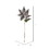 Vickerman OF181407 20" Silver Poinsettia 12" Flower 3/Bg