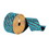 Vickerman Q180896 2.5"x10Yd Turquoise/Pewter Rivet Stripes