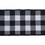 Vickerman Q201308 2.5"x10Yd Black White Checker Plaid