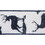 Vickerman Q202743 2.5"x10Yd Ivory Blue Buck Print Ribbon