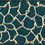 Vickerman Q214813 2.5"x10yd Green with Gold Crackle Ribbon