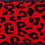 Vickerman Q215035 2.5"x10yd Red Leopard Print Ribbon