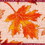 Vickerman Q215075 2.5"x10 yd Jute Fall Leaves Ribbon