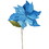 Vickerman QG162712 22" Turquoise Poinsettia 12" Flowr 6/Bag